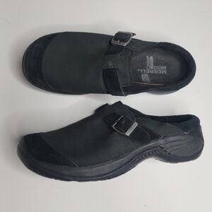 Merrell Clog Comfort Slip On Shoes Black Size 6